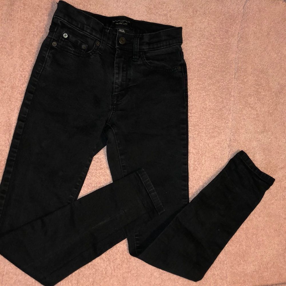 Banana Republic High-Rise Black Skinny Jeans